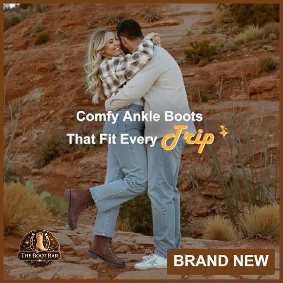 Women's Ankle Boots Lace Up Combat Booties Low Heel Fashion - Picture 3 of 8